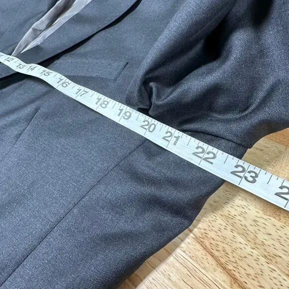 Ted Baker NWOT Endurance Jarrow CT Gray Men's 42L Blazer 100% Wool 2 Button